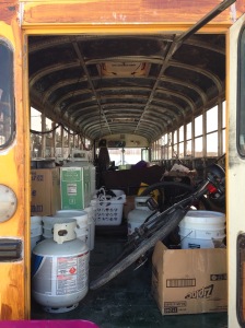 In West Texas and chitty Bang is full. All I could think was "How the hell am I going to fit all my crap in a bus?" lol
